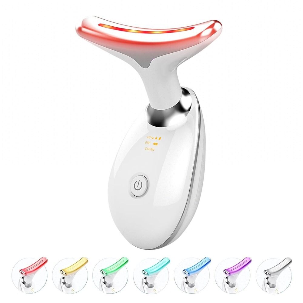 Fastaid Red-Light-Therapy-for-Face and Neck, Red Light Therapy Wand, 7 Colors